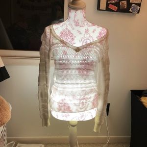 White V-neck sweater!